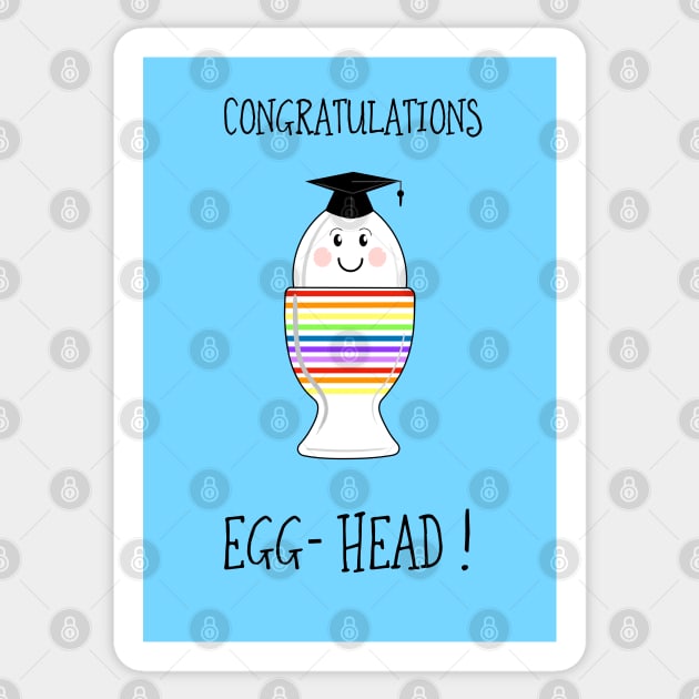 Funny Egg Themed Exam Congratulations Sticker by AdamRegester